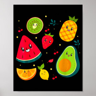 Fruit Costume Sweet Tea Fruit Salad Men Women Coup Poster