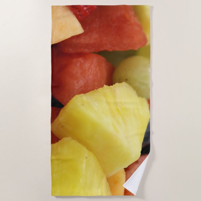 Fruit cup beach towel (Front)