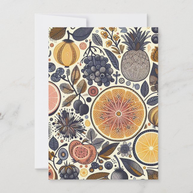 Fruit Design Card (Front)