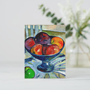 Fruit Dish on a Garden Chair Postcard
