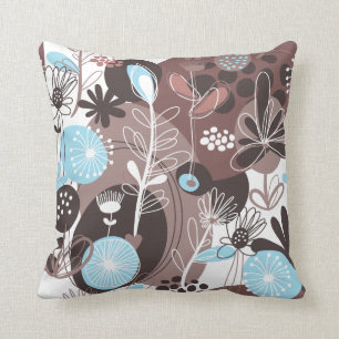 Fruit Flower Cool Cute Girly Retro Floral Cushion