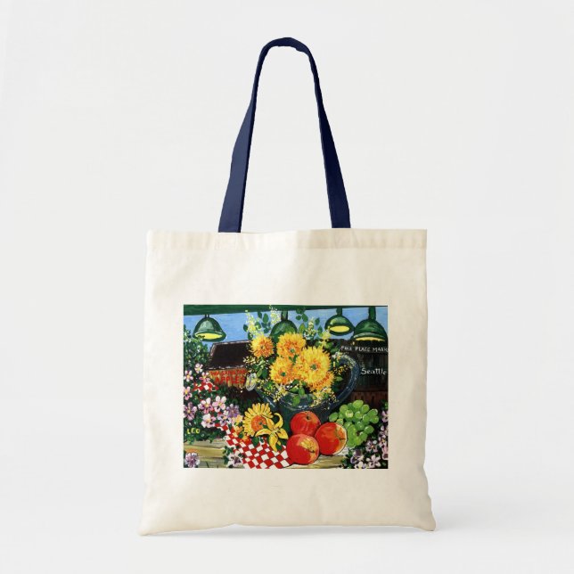 Fruit & Flowers Tote Bag (Front)