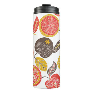 fruit garden with bird thermal tumbler