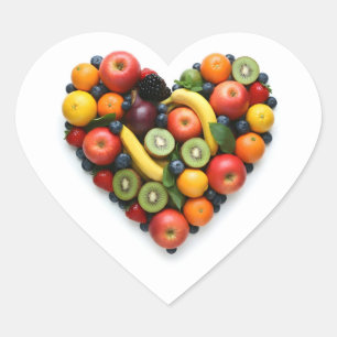 Fruit Heart Sticker