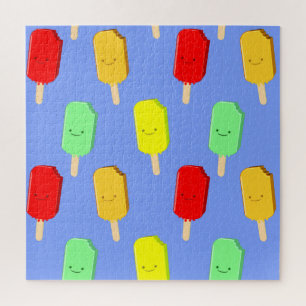 Fruit Ice Pop Pattern Jigsaw Puzzle