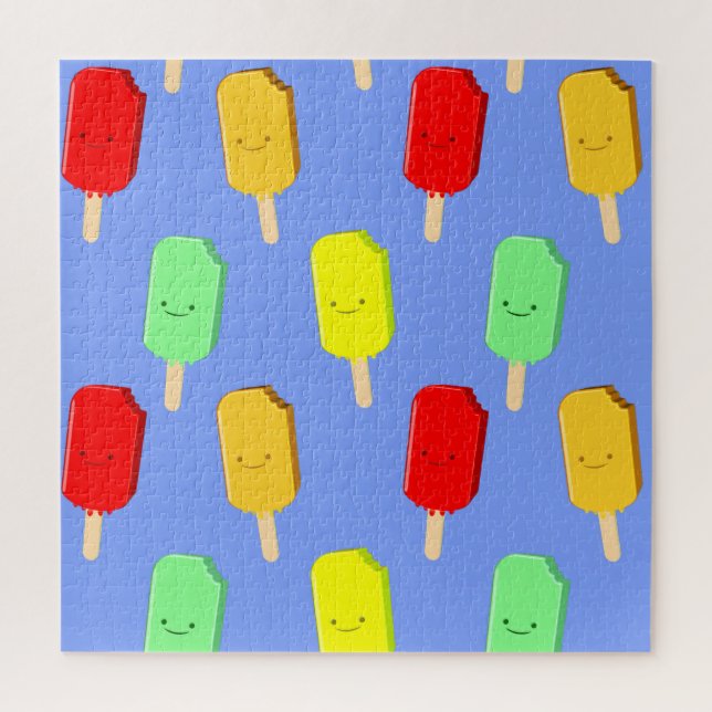 Fruit Ice Pop Pattern Jigsaw Puzzle (Vertical)