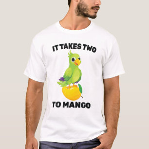 Fruit - It Takes Two To Mango - Parrot Bird - Vege T-Shirt