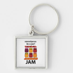Fruit Jam Sweetness In A Jar Fruit Jam Key Ring