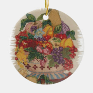 FRUIT JAR CERAMIC TREE DECORATION