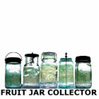Fruit Jar Collector Mason Jars Desk Display Shelf