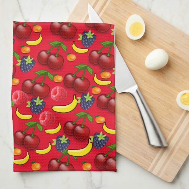 Fruit Kitchen Hand Towel (Quarter Fold)