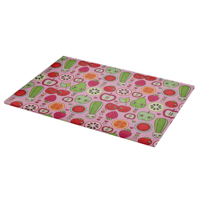 fruit kitchen illustration pattern cutting board (Corner)