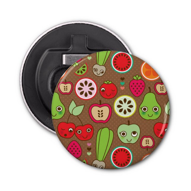 Fruit Kitchen Pattern Bottle Opener (Front)