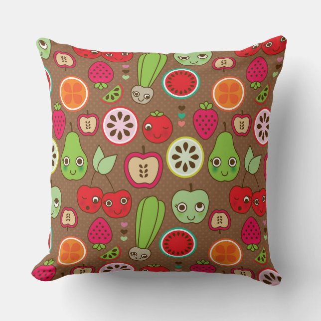 Fruit Kitchen Pattern Cushion (Front)