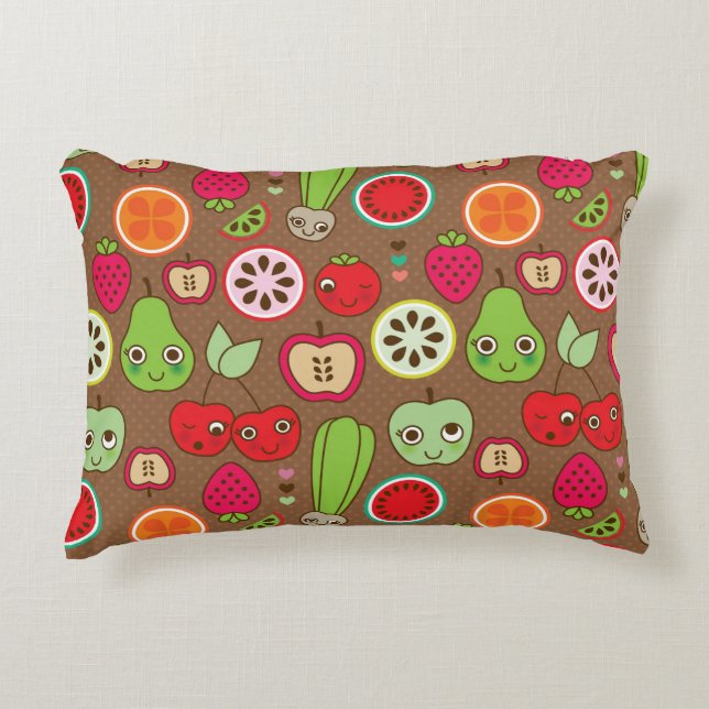 Fruit Kitchen Pattern Decorative Cushion (Front)