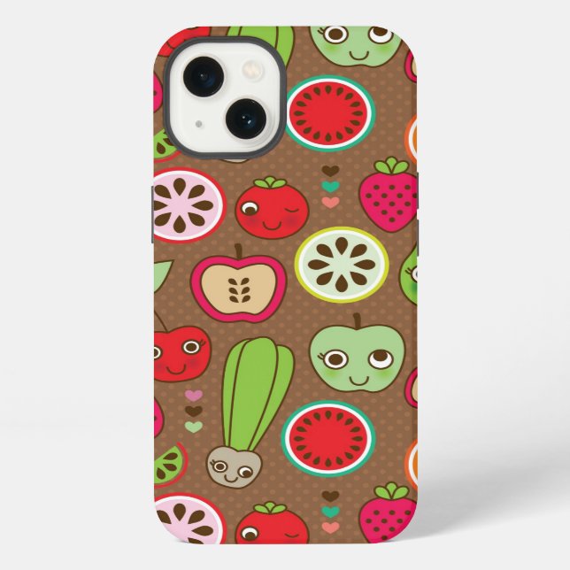 Fruit Kitchen Pattern iPhone Case (Back)