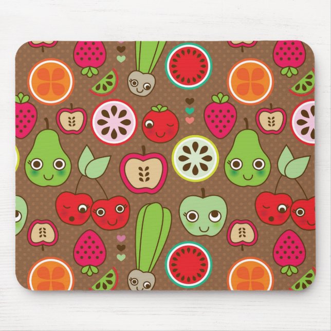 Fruit Kitchen Pattern Mouse Pad (Front)