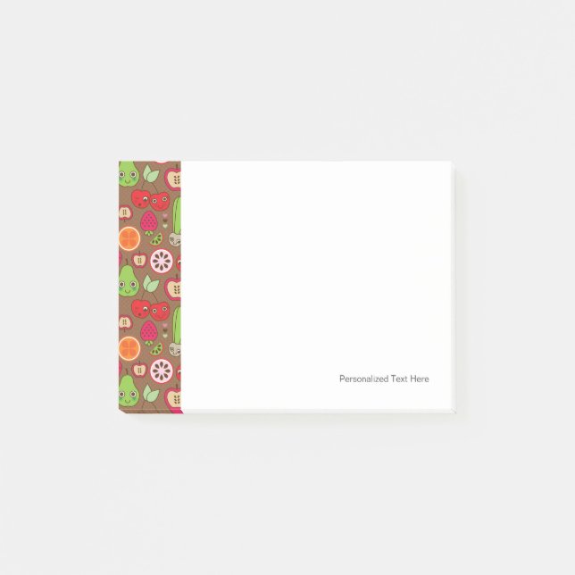 Fruit Kitchen Pattern Post-it Notes (Front)
