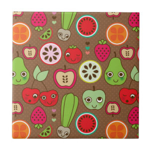 Fruit Kitchen Pattern Tile