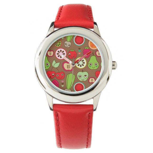 Fruit Kitchen Pattern Watch (Front)