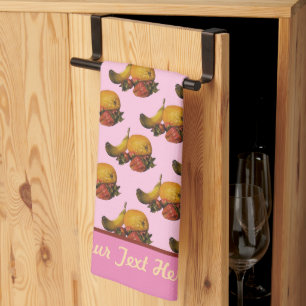 Fruit Kitchen Towels - Optional Personalisation