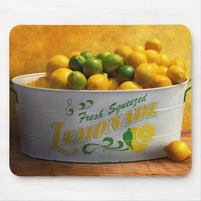 Fruit - Lemons - When life gives you lemons Mouse Pad (Front)