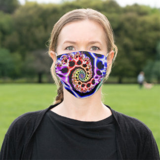 Fruit Loops | Rainbow Fractal Art Cloth Face Mask