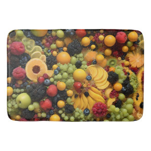 Fruit Lovers Delight Colorful Platter, Bath Mat