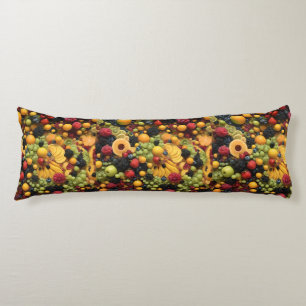 Fruit Lovers Delight Colorful Platter, Body Cushion