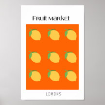 Fruit Market Lemons