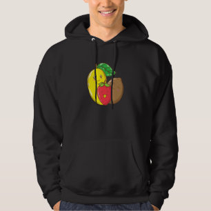 Fruit Mix With Mango Strawberry And Kiwi Hoodie