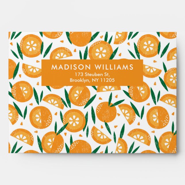 Fruit Modern Minimalist Simple  Envelope (Front)