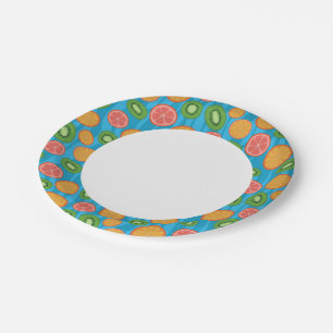 Fruit mood paper plate