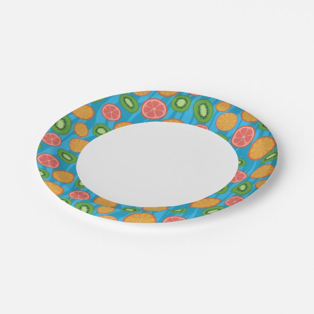 Fruit mood paper plate (Angled)