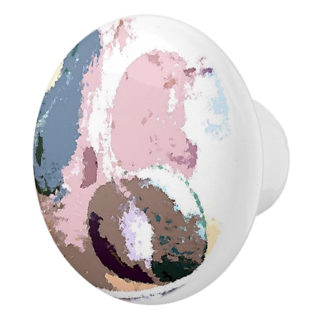 Fruit Motif Ceramic Knob (Right)