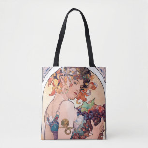 Fruit, Mucha Tote Bag