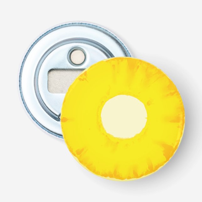 Fruit Note Bottle Opener - Pineapple (Front)