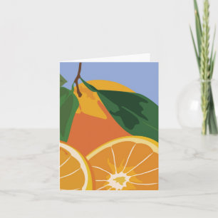 Fruit Note Card - Oranges