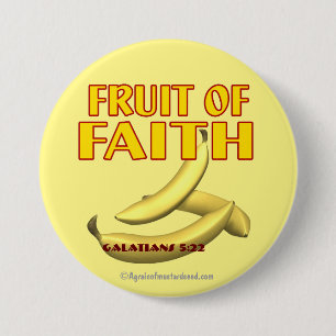 Fruit of Faith 7.5 Cm Round Badge