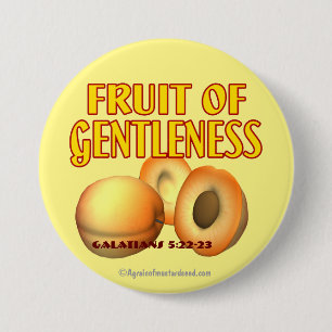 Fruit of Gentleness 7.5 Cm Round Badge