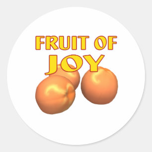 Fruit of Joy Classic Round Sticker