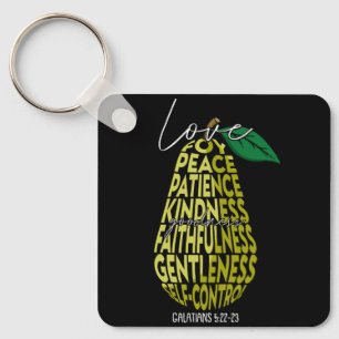Fruit Of Spirit Love Joy Peace Patience Kindness G Key Ring