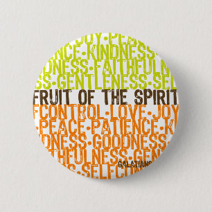 Fruit of the Spirit 6 Cm Round Badge