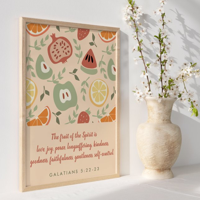 Fruit of the Spirit Abstract Scripture Poster (Creator Uploaded)