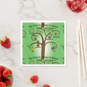 Fruit of the Spirit Always in Season Paper Napkin