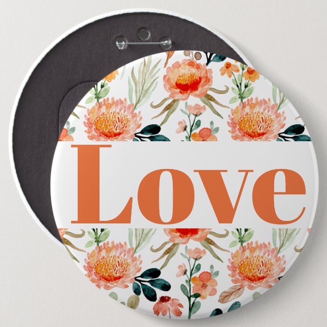 Fruit of the Spirit Button - Love (Front & Back)