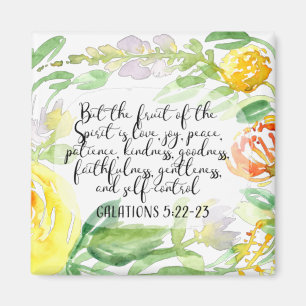 Fruit of the spirit   Christian Art Magnet