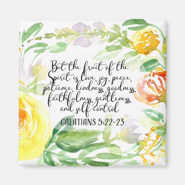 Fruit of the spirit | Christian Art Magnet (Front)