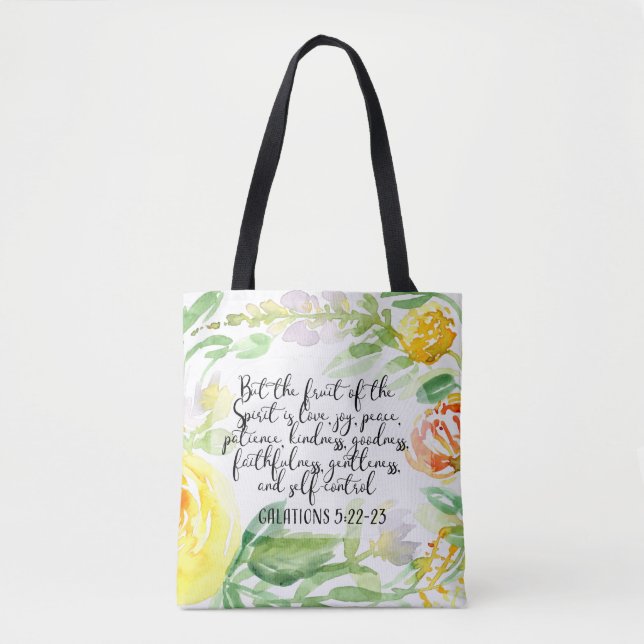 Fruit of the spirit | Christian Art Tote Bag (Front)