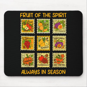 Fruit Of The Spirit Christian Faith Jesus God Love Mouse Pad